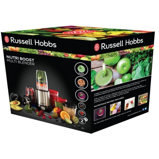 Detalle 2 de Russell Hobbs Nutriboost batidora 5 vasos incluidos