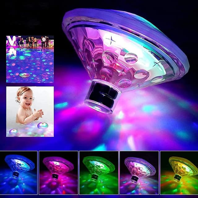 Detalle de Caxmtu Floating Pool LED Tub Light, 7 modes