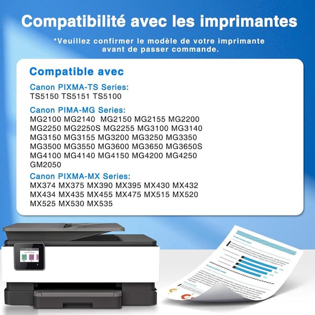 Detalle de st@r ink Starink Cartouches Encre 540XL / 541XL compatibles Canon (PG-540XL & CL-541XL) pour PIXMA