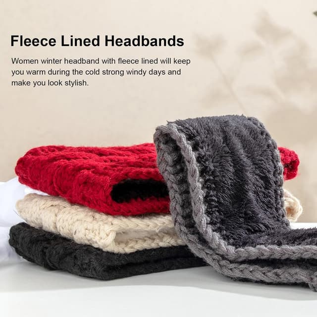 Thumbnail 6 de DRESHOW Diadema de Lana Cálida para Mujer ❄️