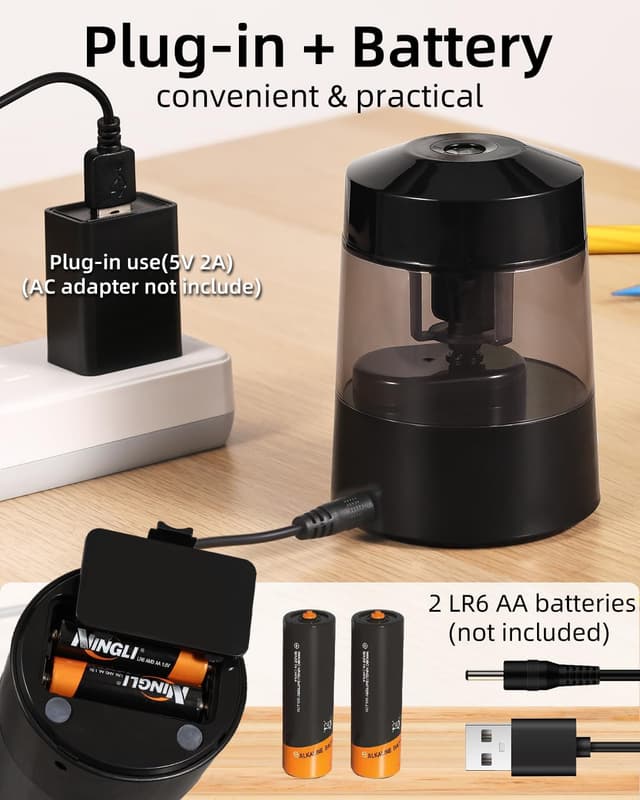 Detalle de Electric pencil sharpener for 6-12mm