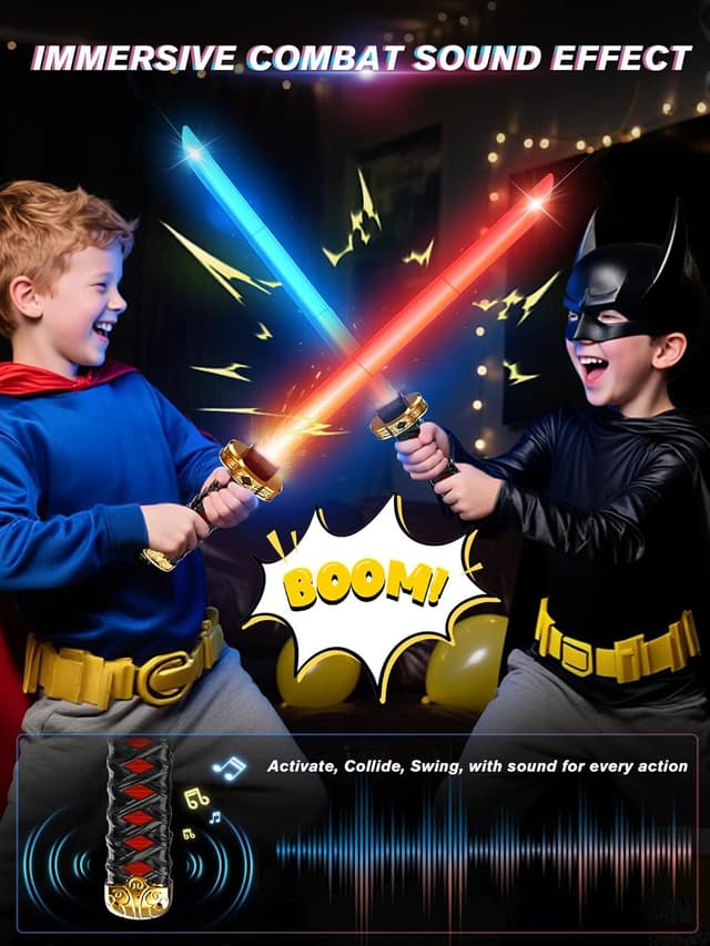 Thumbnail 3 de VATOS Lichtschwert 2er Set RGB 15 Farben