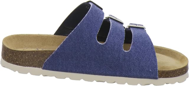Detalle de AFS-Schuhe 2133 – Pantoufles de sport en cuir pour femme, avec boucle réglable