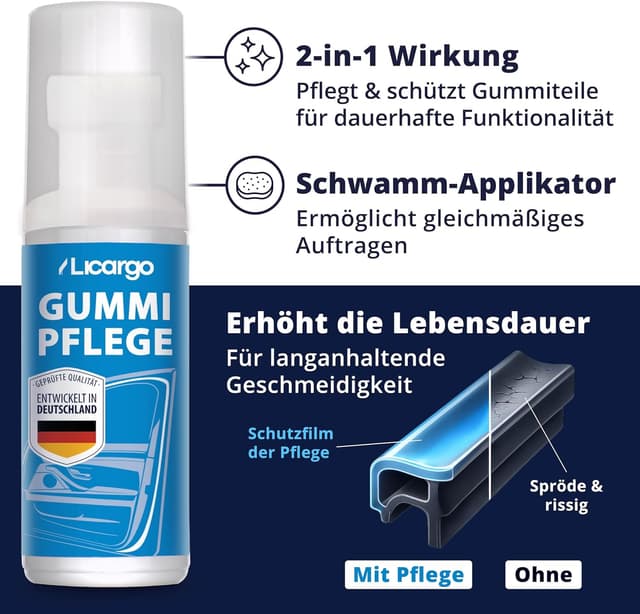 Detalle 2 de LICARGO Gummipflege Auto Dichtung 75 ml