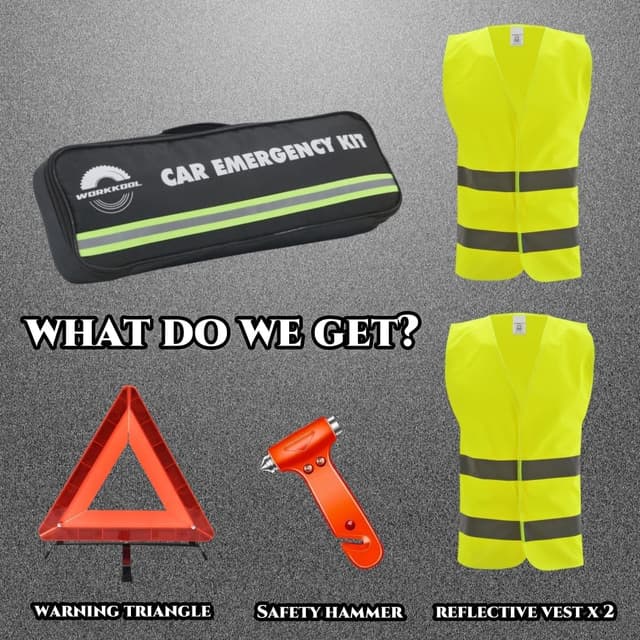 Thumbnail 5 de Auto Notfall Kit 4‑in‑1 mit Warndreieck