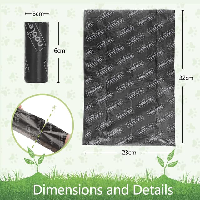 Detalle 2 de Nobleza Bolsas Caca Perro extra gruesas 1080u