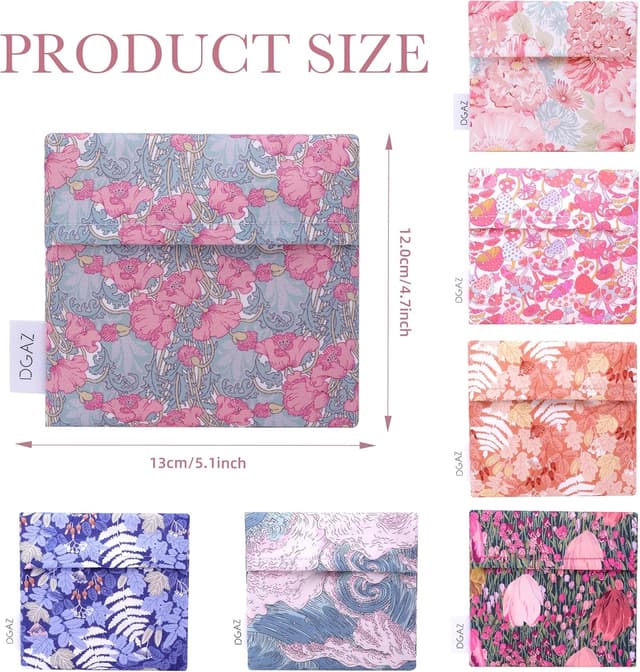 Detalle 1 de DGAZ DGAZ sanitary napkin storage bag 5.1in