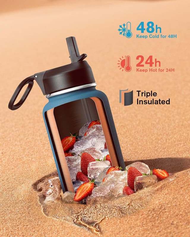 Thumbnail 1 de Coolflask Water Bottle 40 oz Insulated