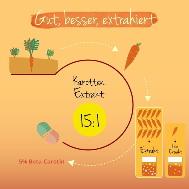 Detalle de Vegavero Beta Carotin Kapseln 180 Stück 💊