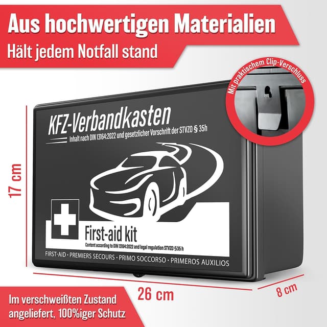 Thumbnail 3 de Heldenwerk Auto Verbandskasten 2026 DIN 13164