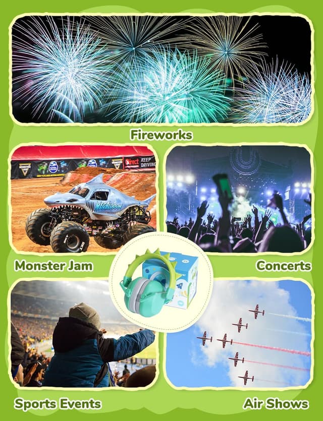 Thumbnail 4 de iClever Ear Defenders SNR 29dB for Kids