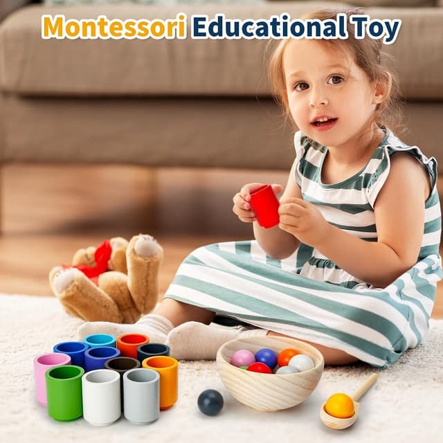 Thumbnail 1 de Montessori Spielzeug 12 Kugeln