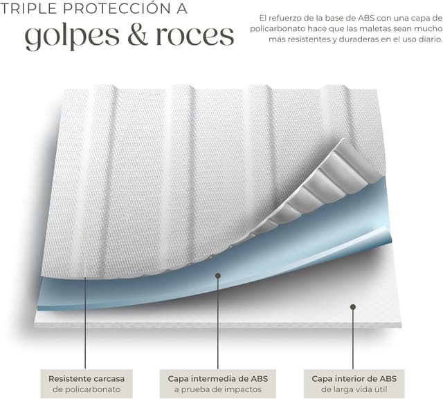 Thumbnail 6 de tectake Maletas Apilables 3 Piezas