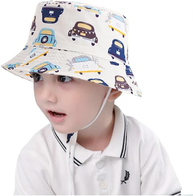 Detalle 2 de XYIYI Unisex Baby- & Kinder-Sonnenhut mit breiter Krempe (1–8 Jahre)