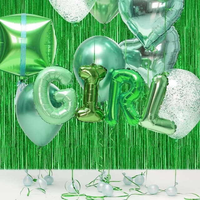 Thumbnail 6 de OFFCUP Rideau Métallique Vert 3pcs