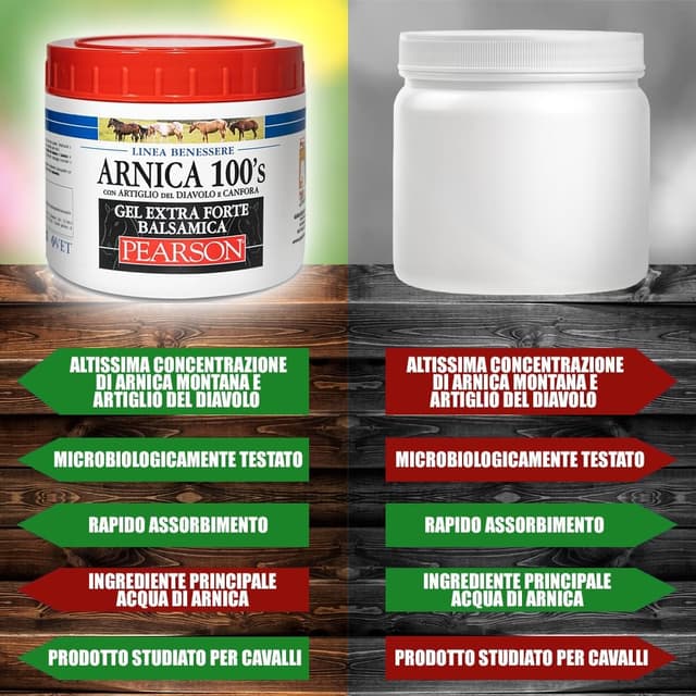 Detalle 2 de Pearson ARNICA 100'S 500ml gel arnica 🐴