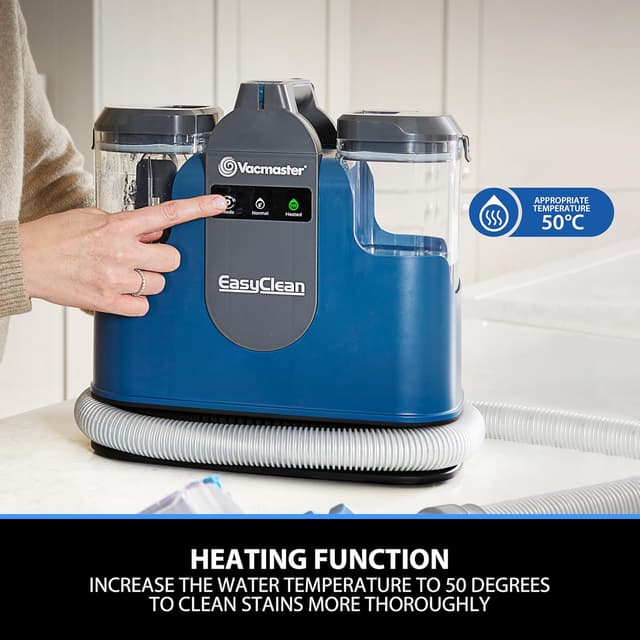 Detalle de Vacmaster SCC1201H 500W Nass- und Warmwäscher für Teppiche & Polster