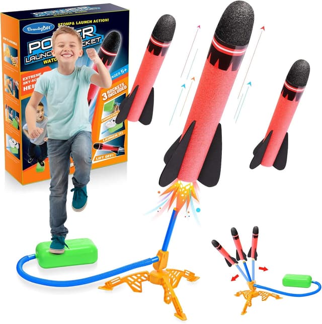 Detalle de SAITCPRY Toy Rockets for Ages 3โ9 ๐