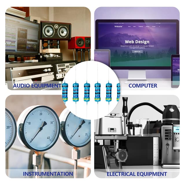 Thumbnail 4 de Innfeeltech 47K 1/2W Metallfilm Widerstände