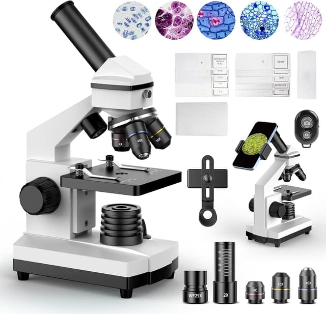 Imagen de PalliPartners Compound Microscope 100X–2000X 🔬 en OfertitasTOP