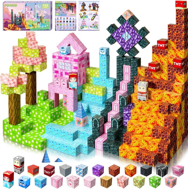 Imagen de FQOIUD Magnetic Blocks 150 PCS magnetic building set 🧩 en OfertitasTOP