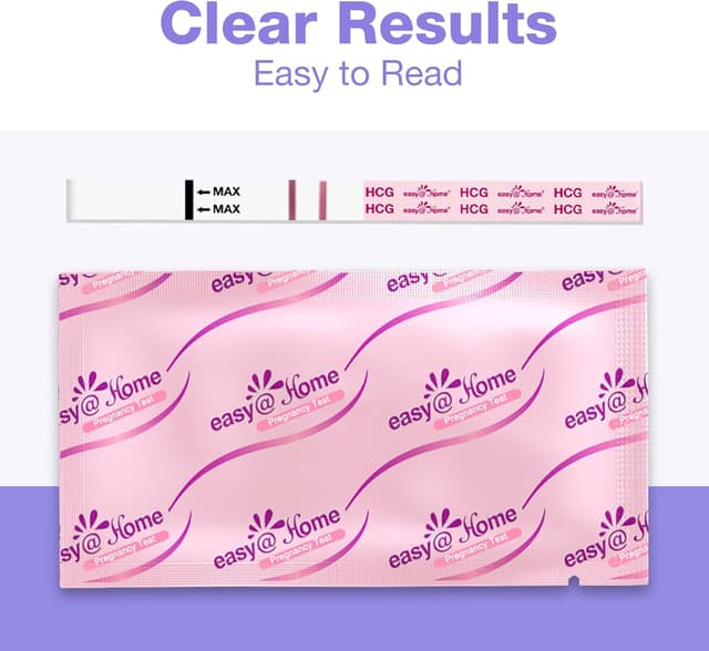 Detalle 2 de Easy@Home 25 Pregnancy Test Strips 10 mIU/ml