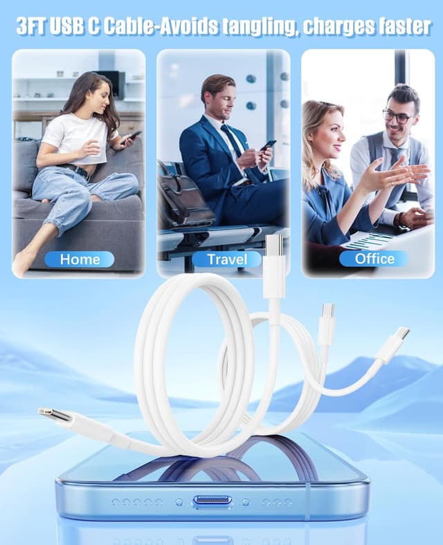 Thumbnail 3 de Hcoob USB C Cables 5-Pack