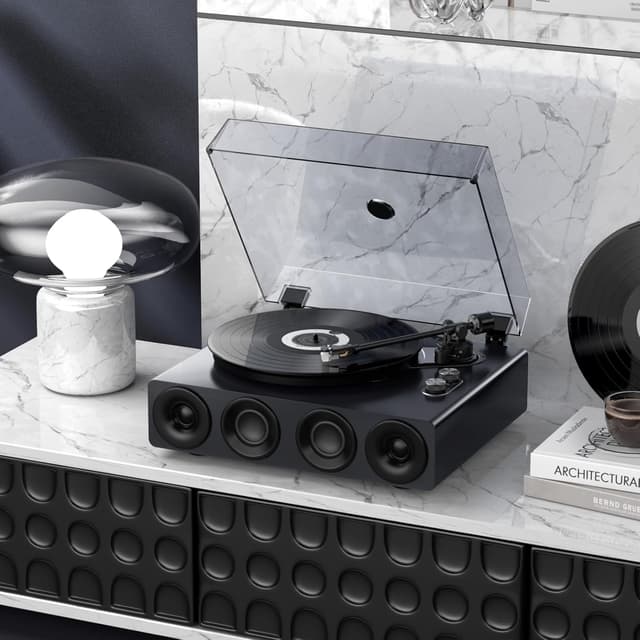 Thumbnail 5 de 1 BY ONE Tourne-Disque 33/45 RPM