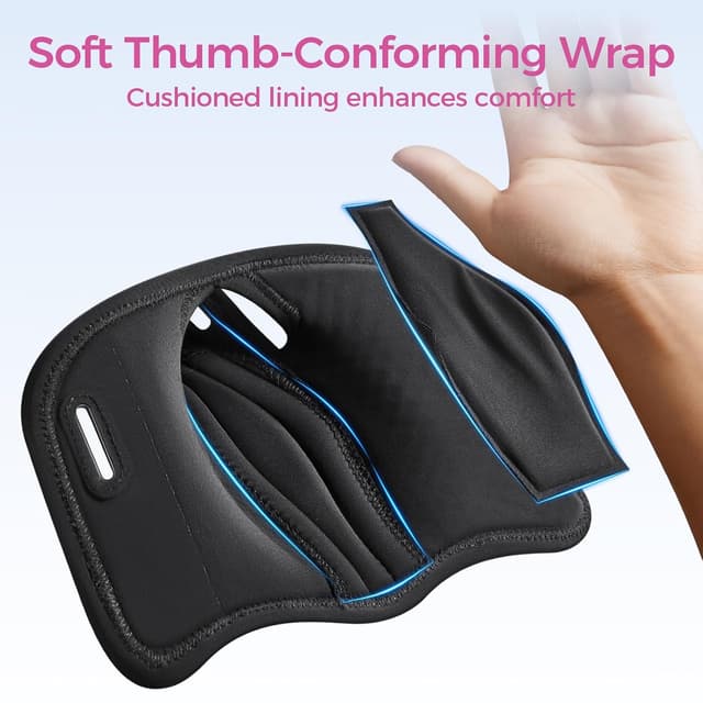 Thumbnail 4 de Thumb Support for Arthritis thumb splint brace (Right/Left), Trigger Thumb & De Quervain’s pain relief, breathable mesh (Pink)