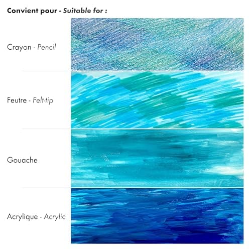 Thumbnail 4 de Bloc Collé PaintON Clairefontaine 96536C – 40 feuilles A3 📄