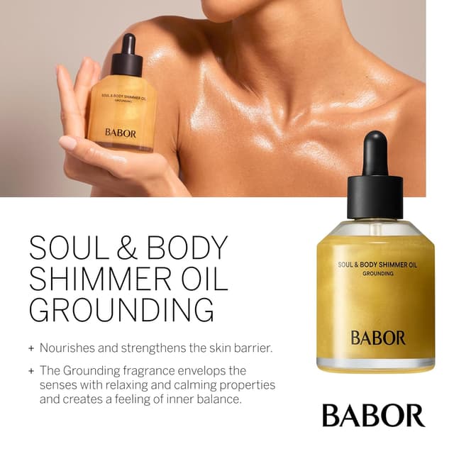 Detalle 2 de BABOR Soul & Body Schimmeröl – Goldener Glow