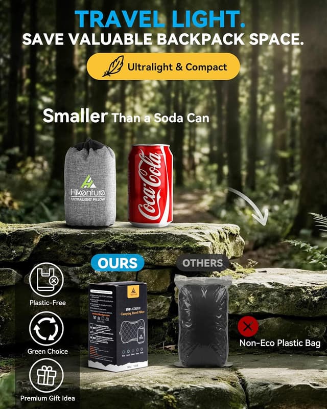 Detalle de Hikenture Ultralight Camping Pillow