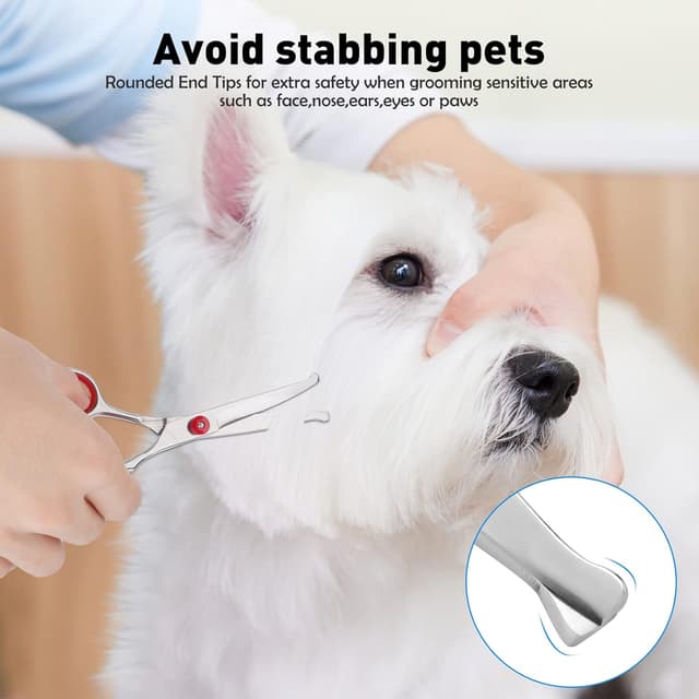 Thumbnail 6 de Gebogene Fellschere für Hunde 1 Stück ✂