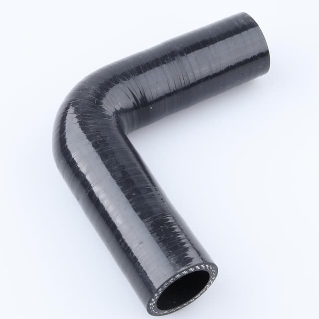 Detalle 2 de AC Performance ID 1" (25mm) 90 Degree Elbow Coupler Pure Silicone Hose, Black (90mm leg length)