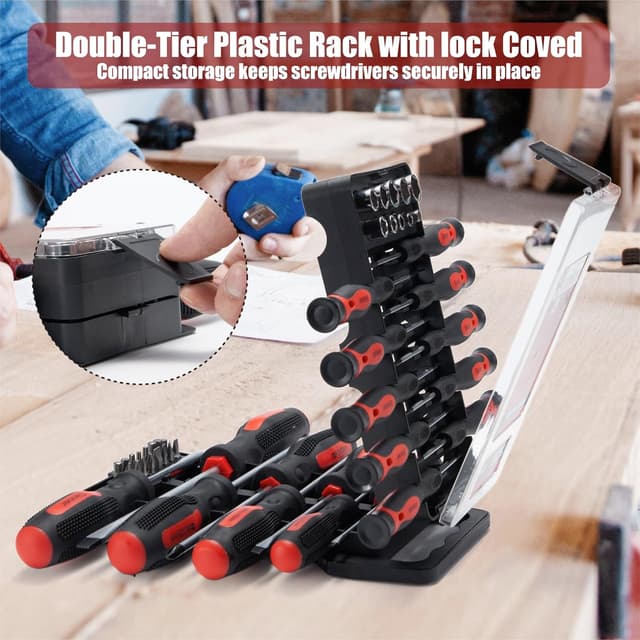 Thumbnail 1 de Juego de destornilladores magnéticos 44 piezas