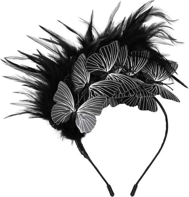 MWOOT Bandeau Plumes Papillon