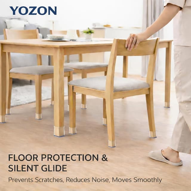 Thumbnail 3 de 24 Pcs Chair Leg Floor Protectors