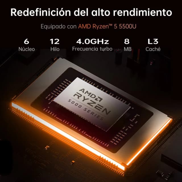 Detalle 2 de Vanwin NS215R-RTT Ryzen 5 5500U 16GB, 512 GB SSD FullHD