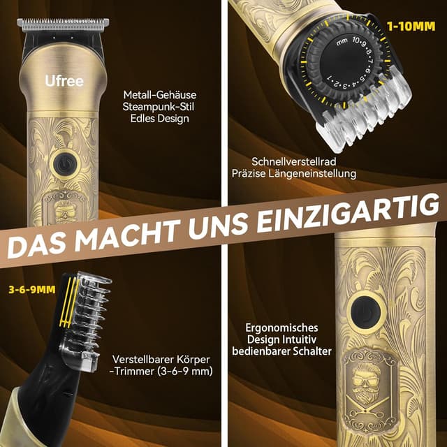 Thumbnail 4 de Ufree Haarschneidemaschine 7‑in‑1 Barttrimmer für Herren ✂