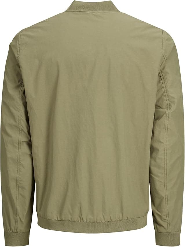 Detalle de JACK & JONES JJERUSH bomber Verde-2 Talla M