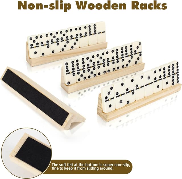 Thumbnail 1 de LOVITERRA Double 6 Dominoes Set 28 tiles 🎲