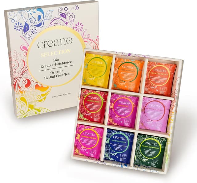 Imagen de Creano Set Regalo Tè alla Frutta 45 Bustine 🍵 en OfertitasTOP