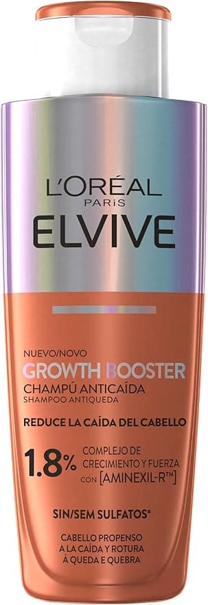 Imagen de L'Oréal Elvive Growth Booster Champú Anticaída Sin Sulfatos 💆♀️ en OfertitasTOP