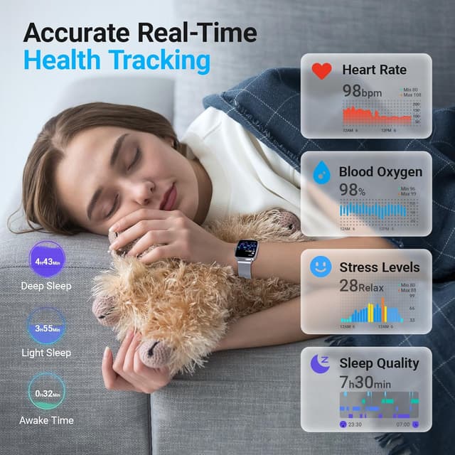 Detalle de Smart Watch 1.85" HD Screen with SpO2