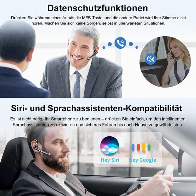 Thumbnail 3 de Boytond Headset Bluetooth 6.1 Kopfhörer, 12 Std Spielzeit