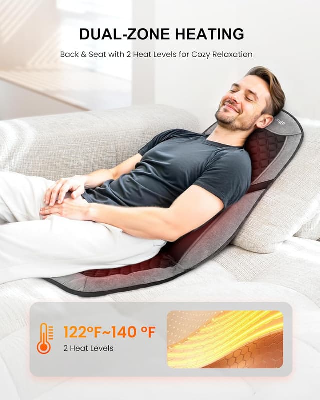 Thumbnail 5 de COMFIER Back Massager with Heat — Lumbar Support