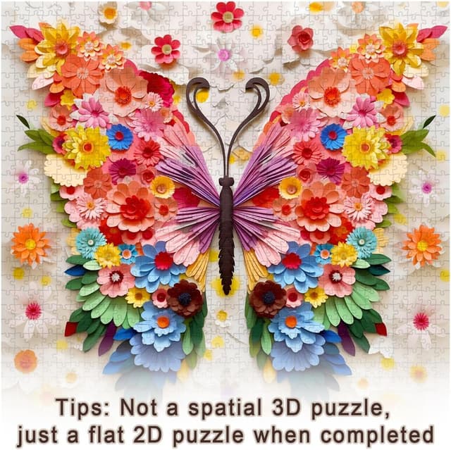 Thumbnail 1 de Butterfly Puzzles for Adults 1000 Pieces jigsaw puzzle 🧩