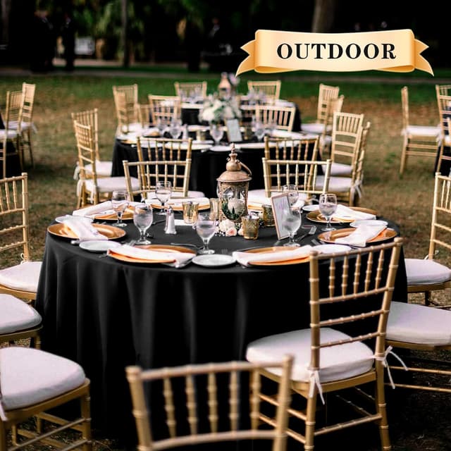 Thumbnail 1 de sancua 90-inch Round Tablecloth 6 Pack 🍽