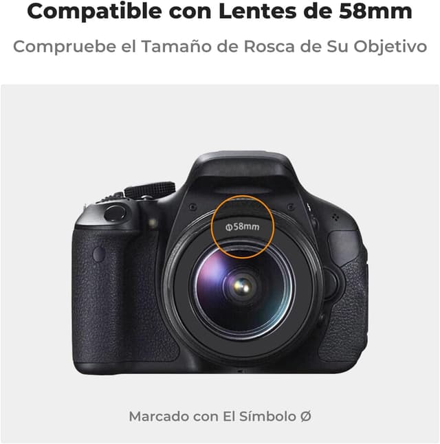 Thumbnail 1 de K&F Concept Parasol compatible Canon y Nikon 75-300mm