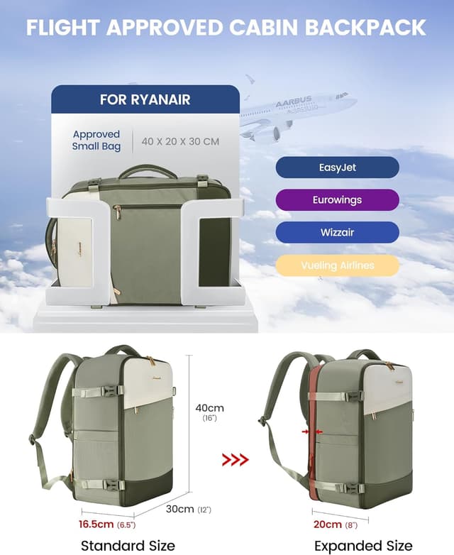 Detalle de LOVEVOOK Ryanair cabin bag 24L